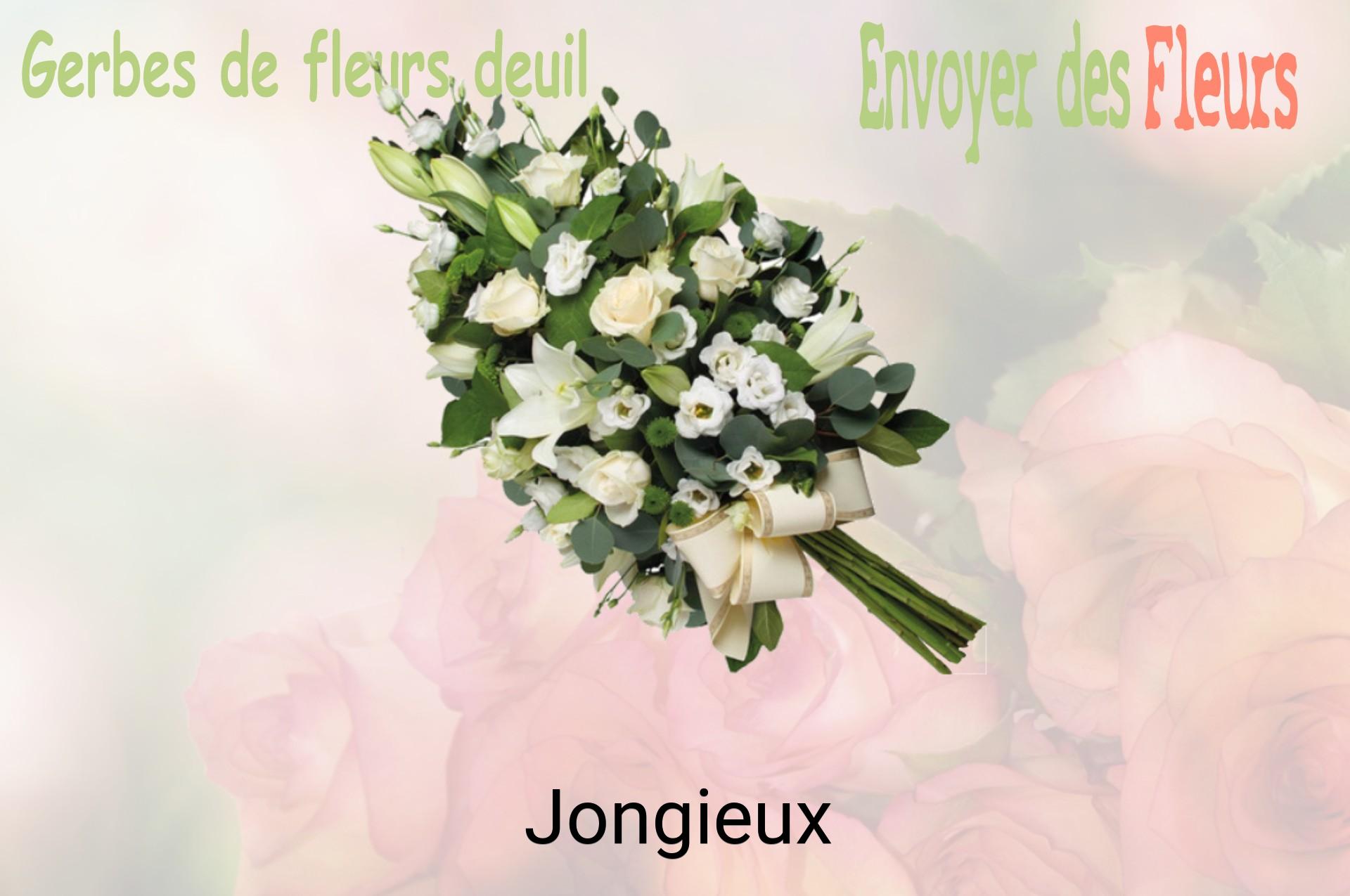 Gerbe de fleurs de deuil livrée à Jongieux